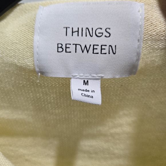 Butter Yellow Button-Up Cardigan - Picture 2 of 3